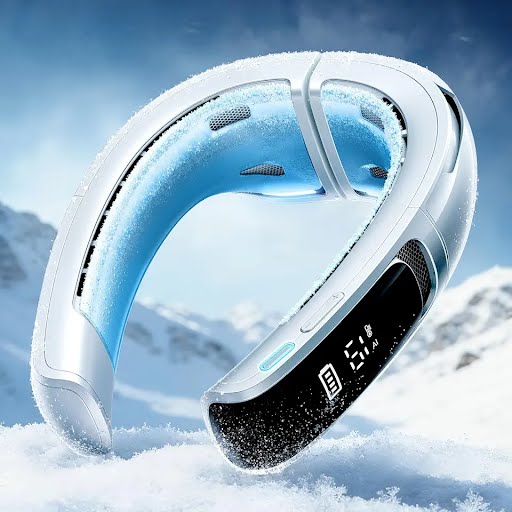 Neck Fan - Portable Personal Fan with Cooling Plate
