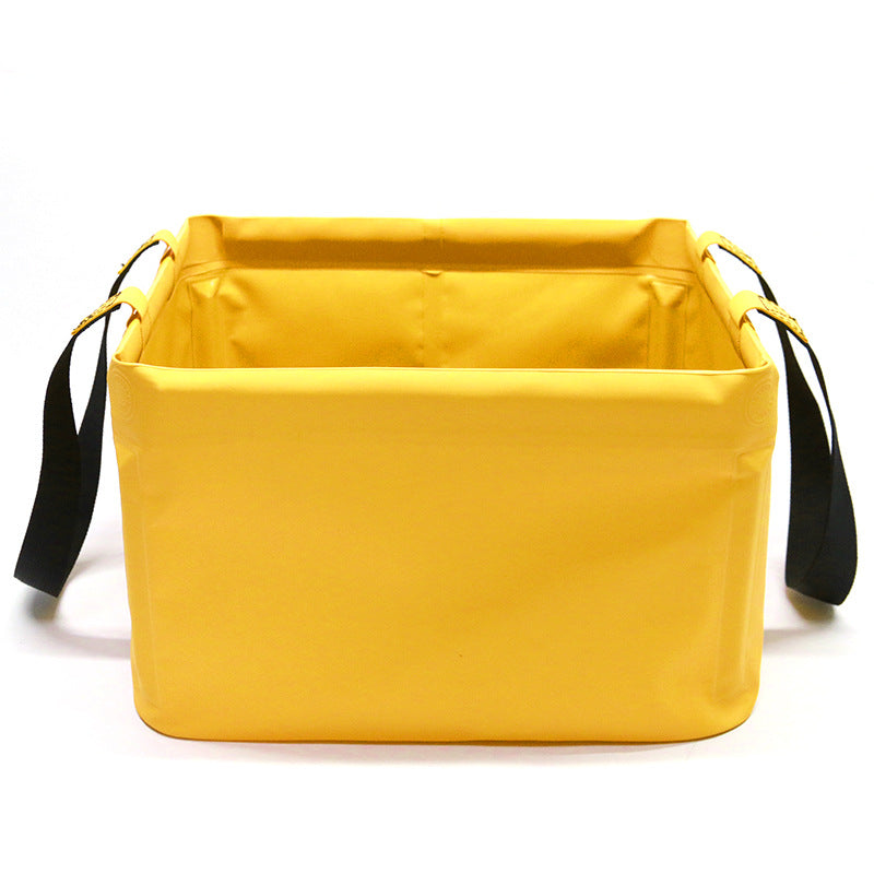 Square Fishing Bucket Folding Outdoor Waterproof