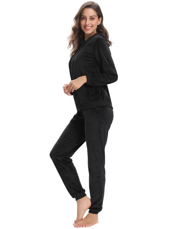 Casual/ Comfortable And Stylishwomen'S Velvet Suit