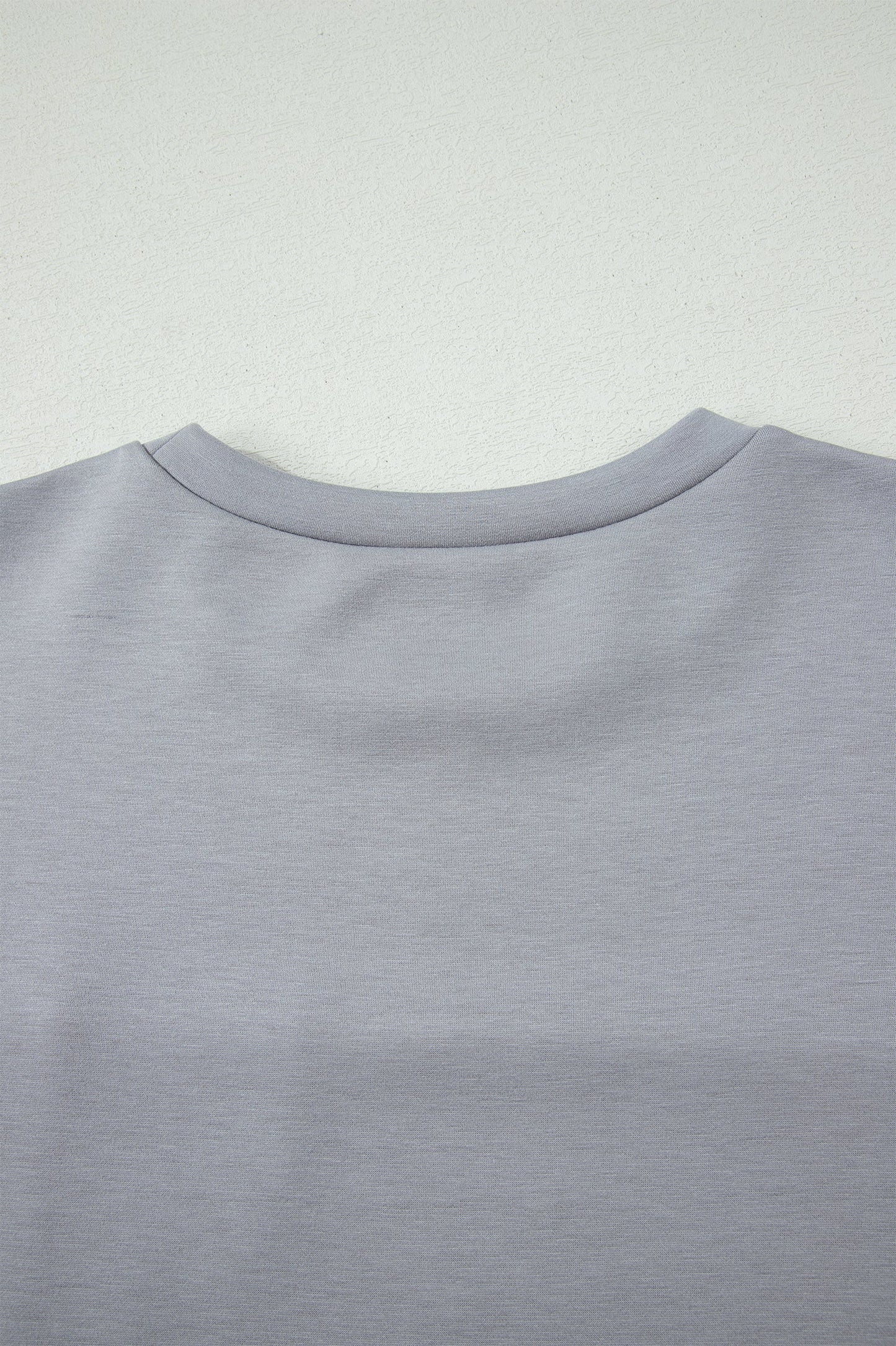 Camo Colorblock Raw Seam Short Sleeve Tee