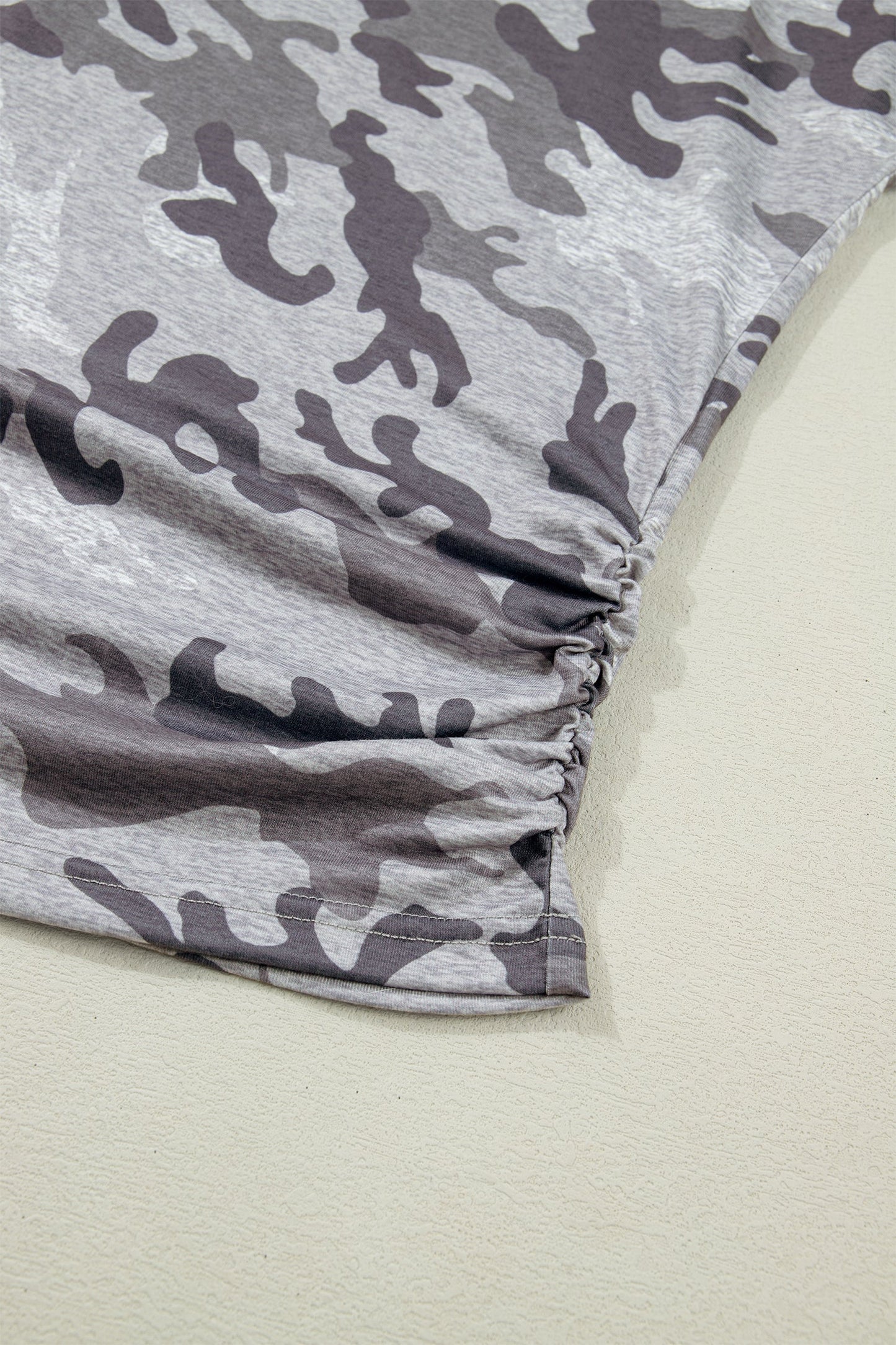 Plus Size Camo Short Sleeve T-Shirt