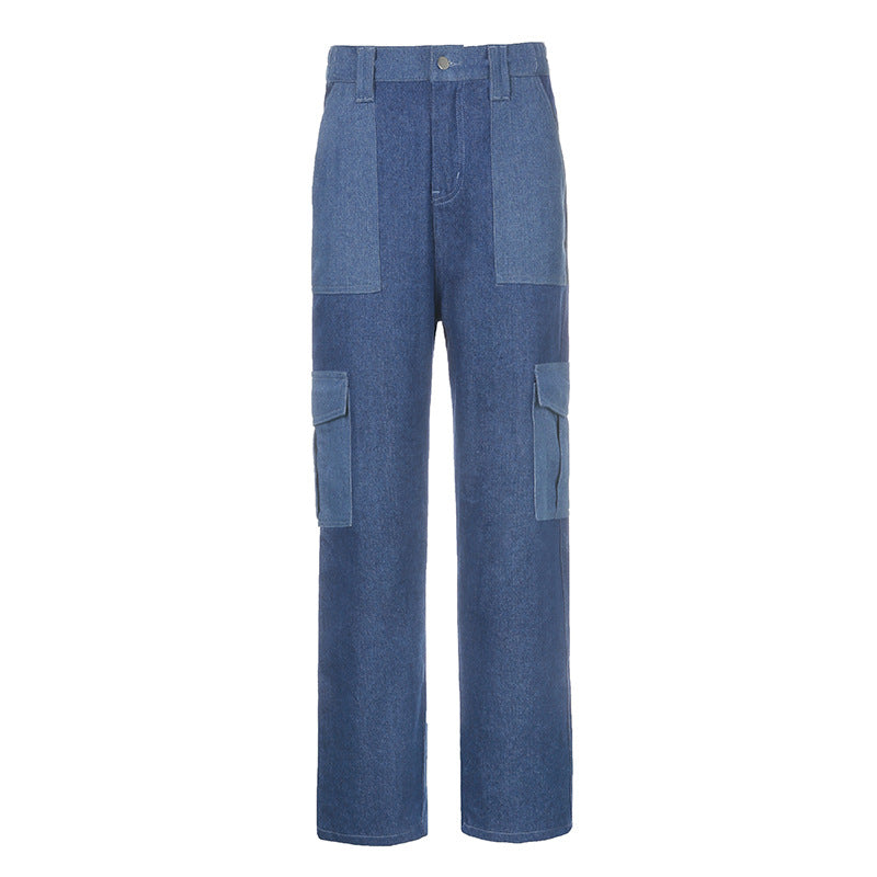 New Women's Trousers Drape High-waist Straight-leg Pants