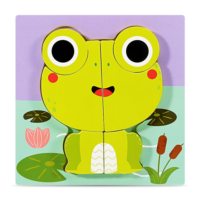 Three-dimensional puzzle for children