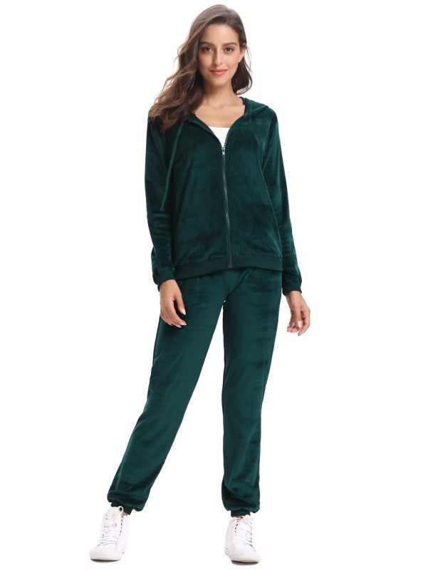 Casual/ Comfortable And Stylishwomen'S Velvet Suit