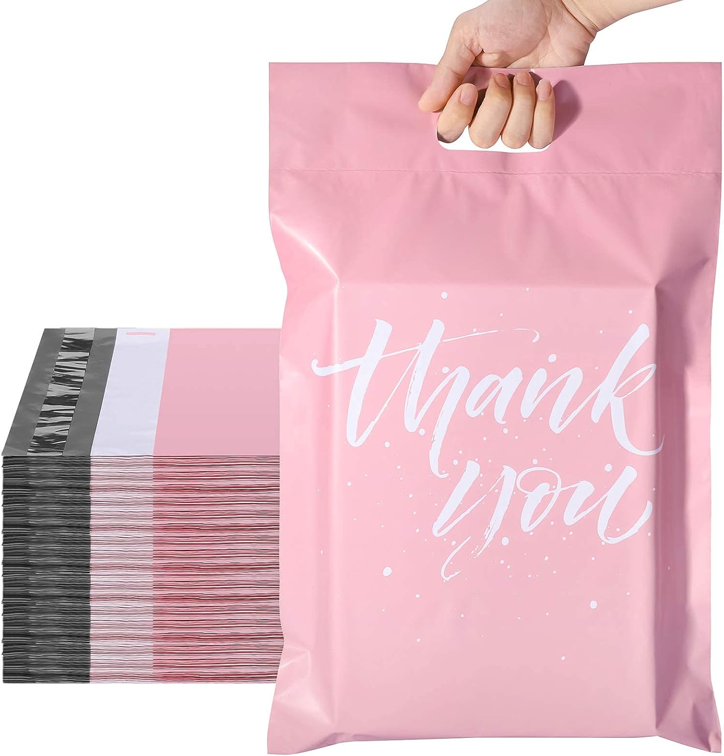 10x13 Poly Mailer Shipping Bags with Handle | 1000 Pack Wholesale