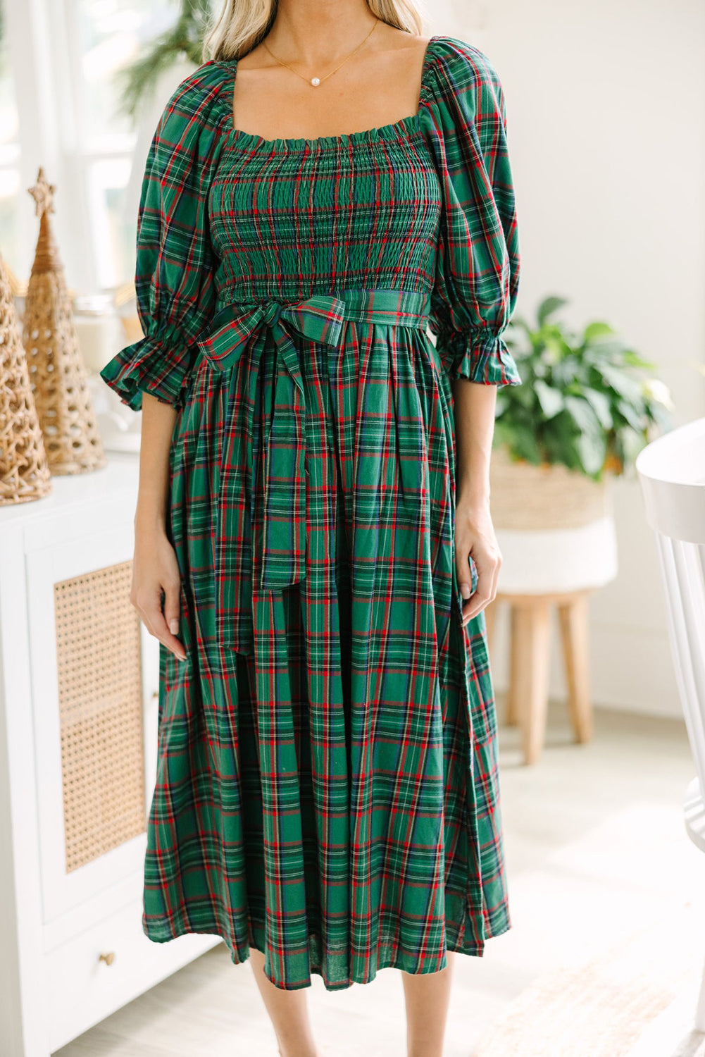 Scarlett Waist Flared Midi Dress