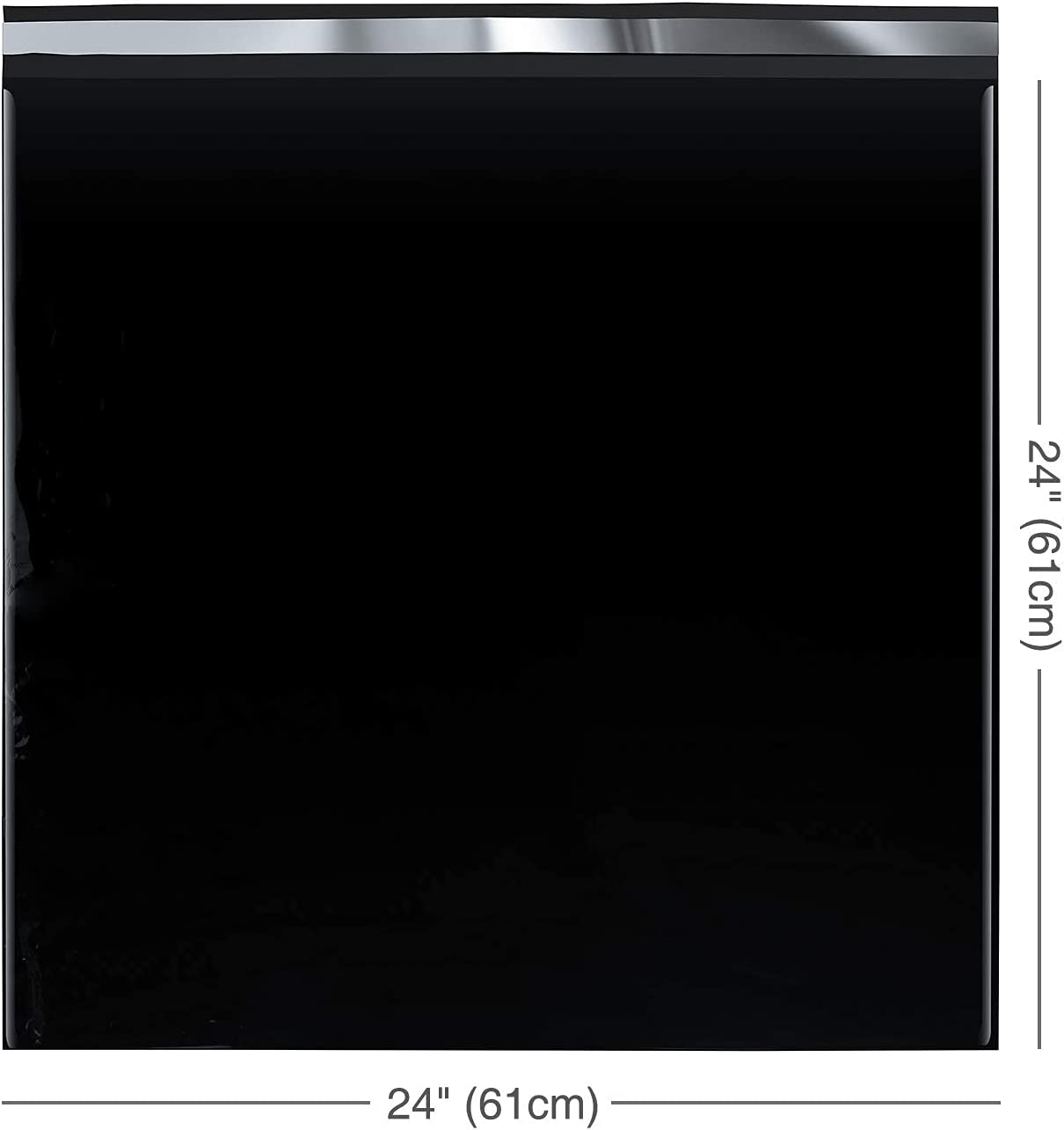 24x24 Poly Mailer Envelope Shipping Bags | Black