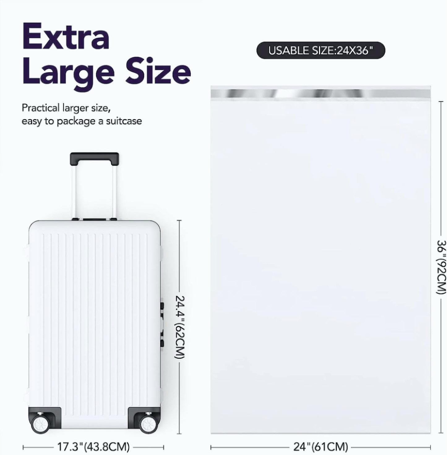 24x36 Inch Poly Mailers