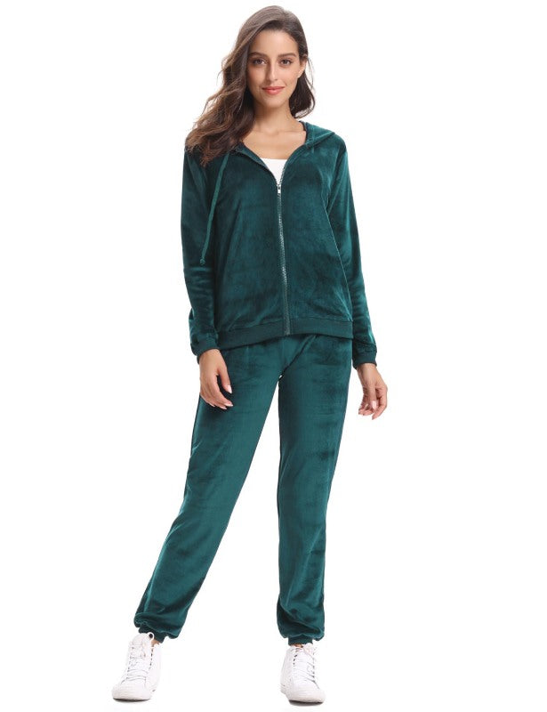 Casual/ Comfortable And Stylishwomen'S Velvet Suit