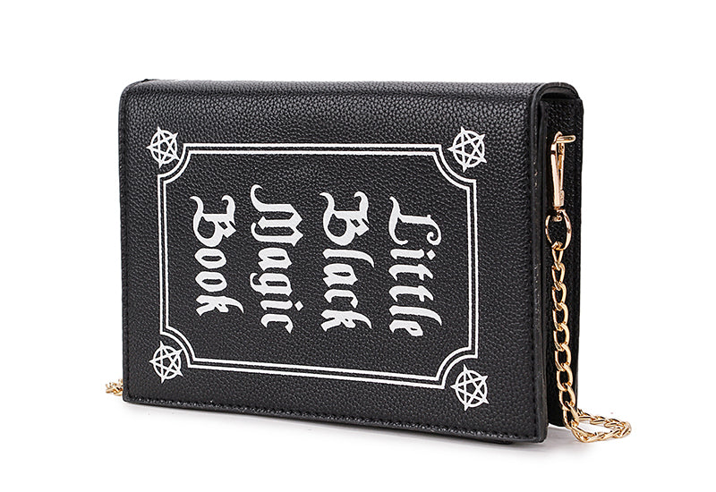 Vintage Fashion Letter Book Style Pu Purse Daily Clutch Bag Ladies Shoulder Bag Handbag Women's Crossbody Mini Messenger Bag