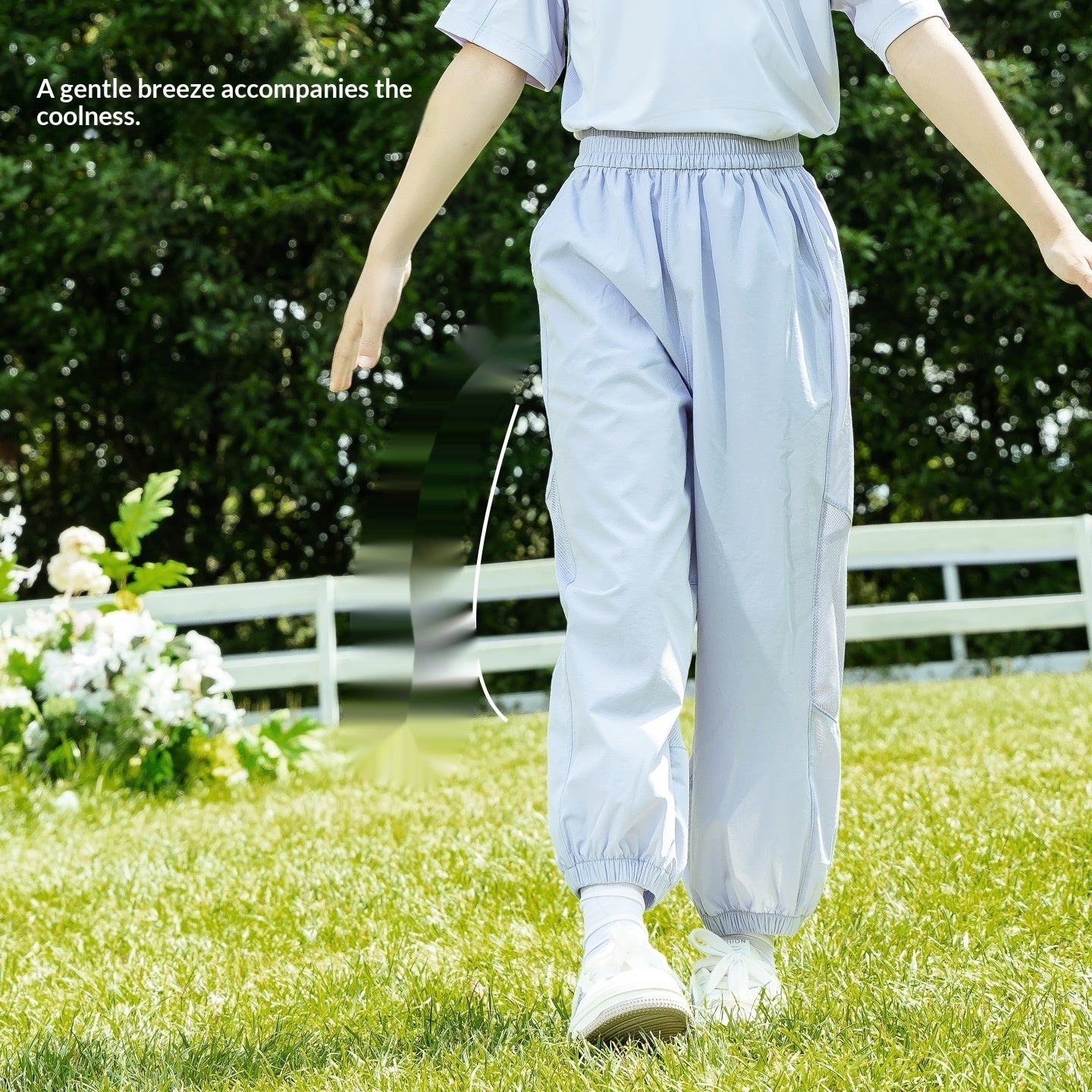 Childrens Ice Silk Thin Breathable Mesh Sun-Protection Pants