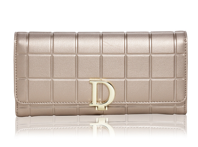 Brand Plaid Coin Purse High Quality Female Long Clutch