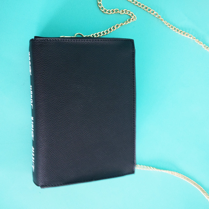 Vintage Fashion Letter Book Style Pu Purse Daily Clutch Bag Ladies Shoulder Bag Handbag Women's Crossbody Mini Messenger Bag