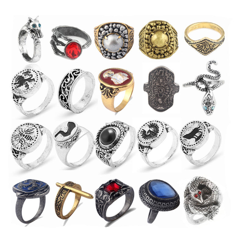 Dark Souls Ring European and American Fashion Retro Style Ring