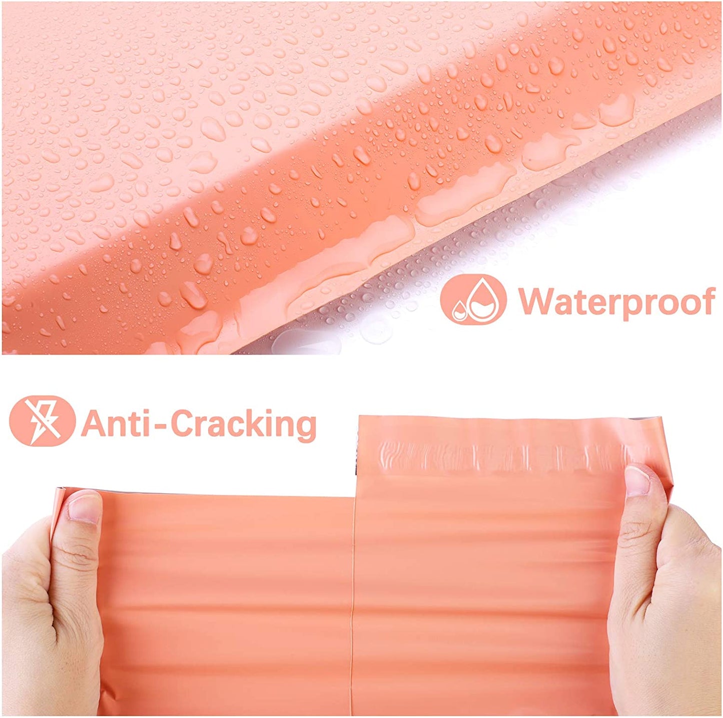 19x24 Poly Mailer Envelope Shipping Bags | Peach Pink