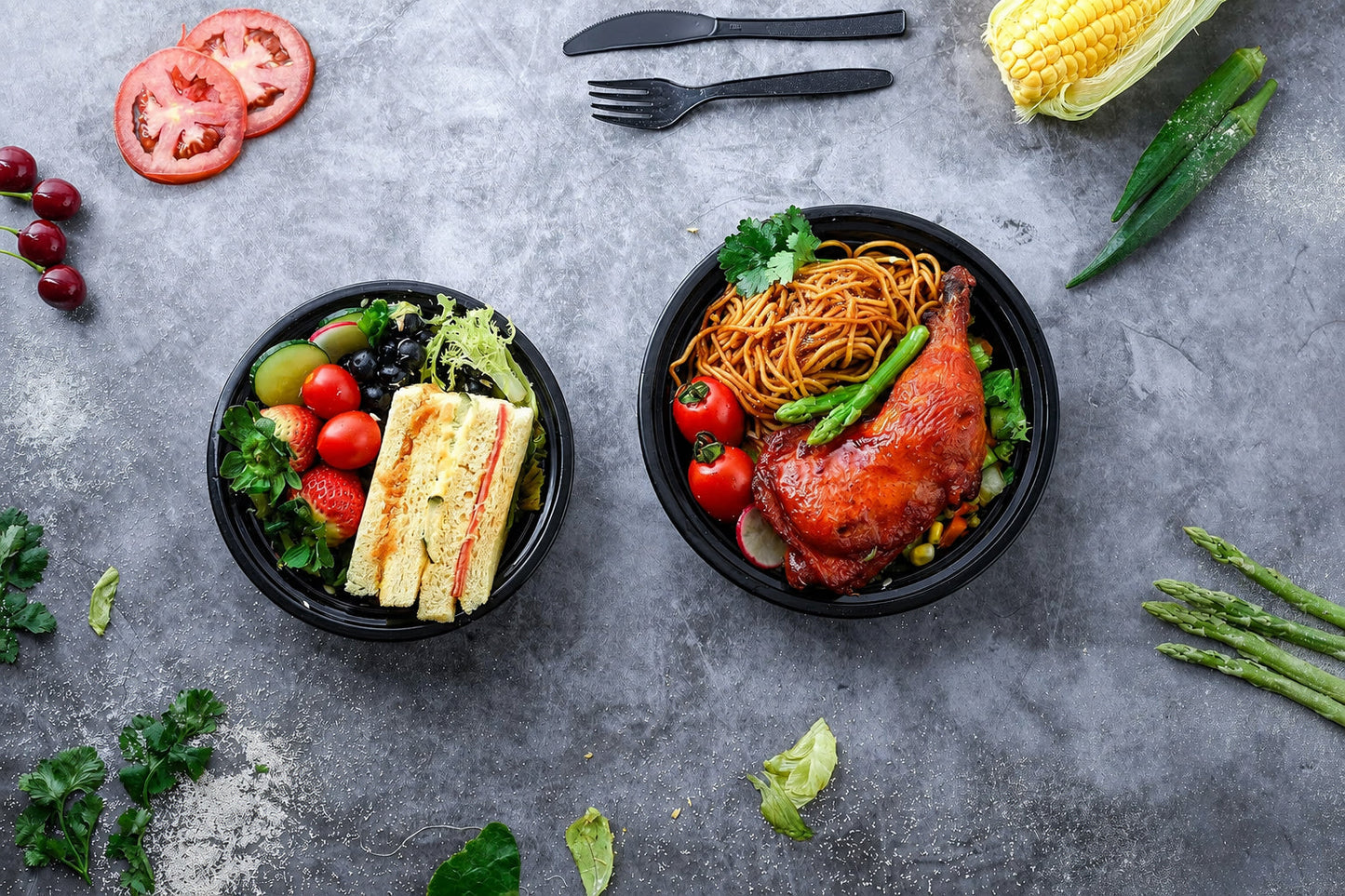 150 Pack 24OZ Round Meal Prep Containers Wholesale