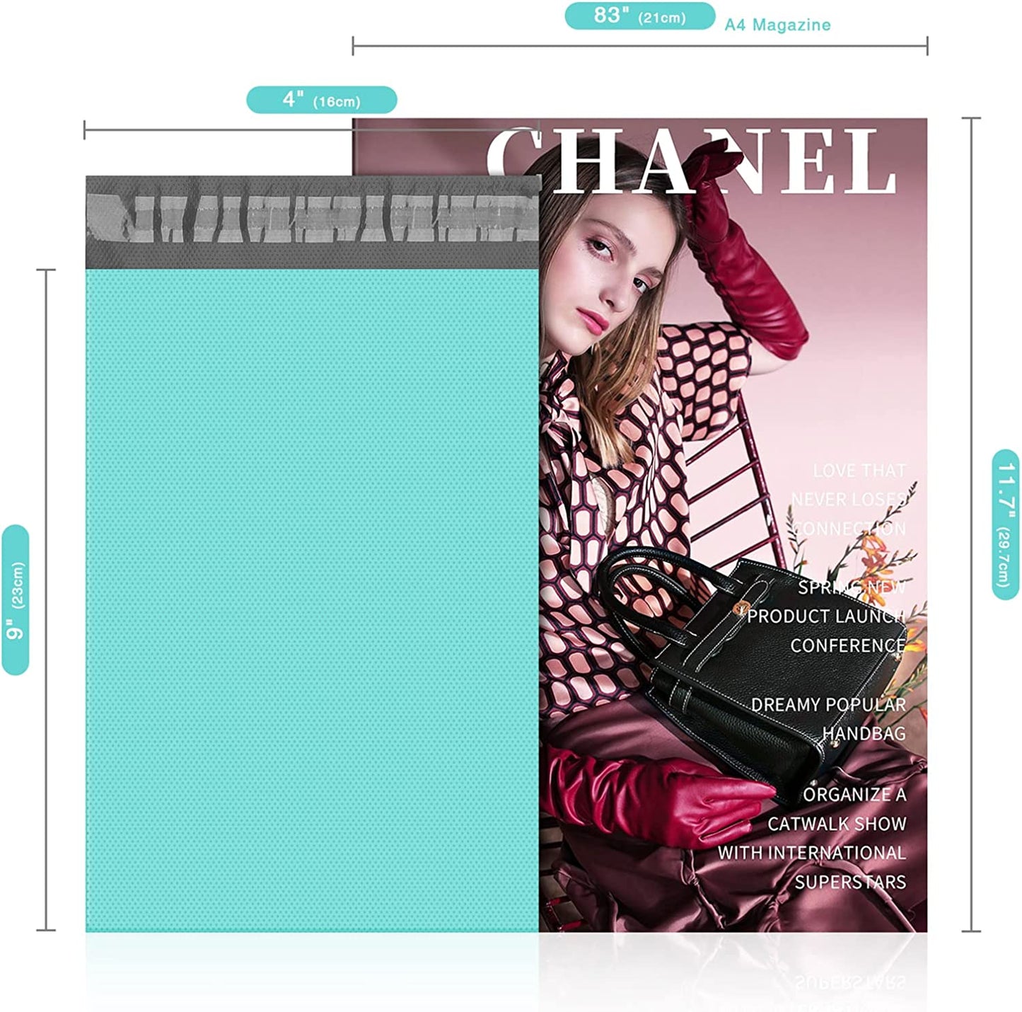 6x9 Poly Mailer Envelope Shipping Bags | Teal