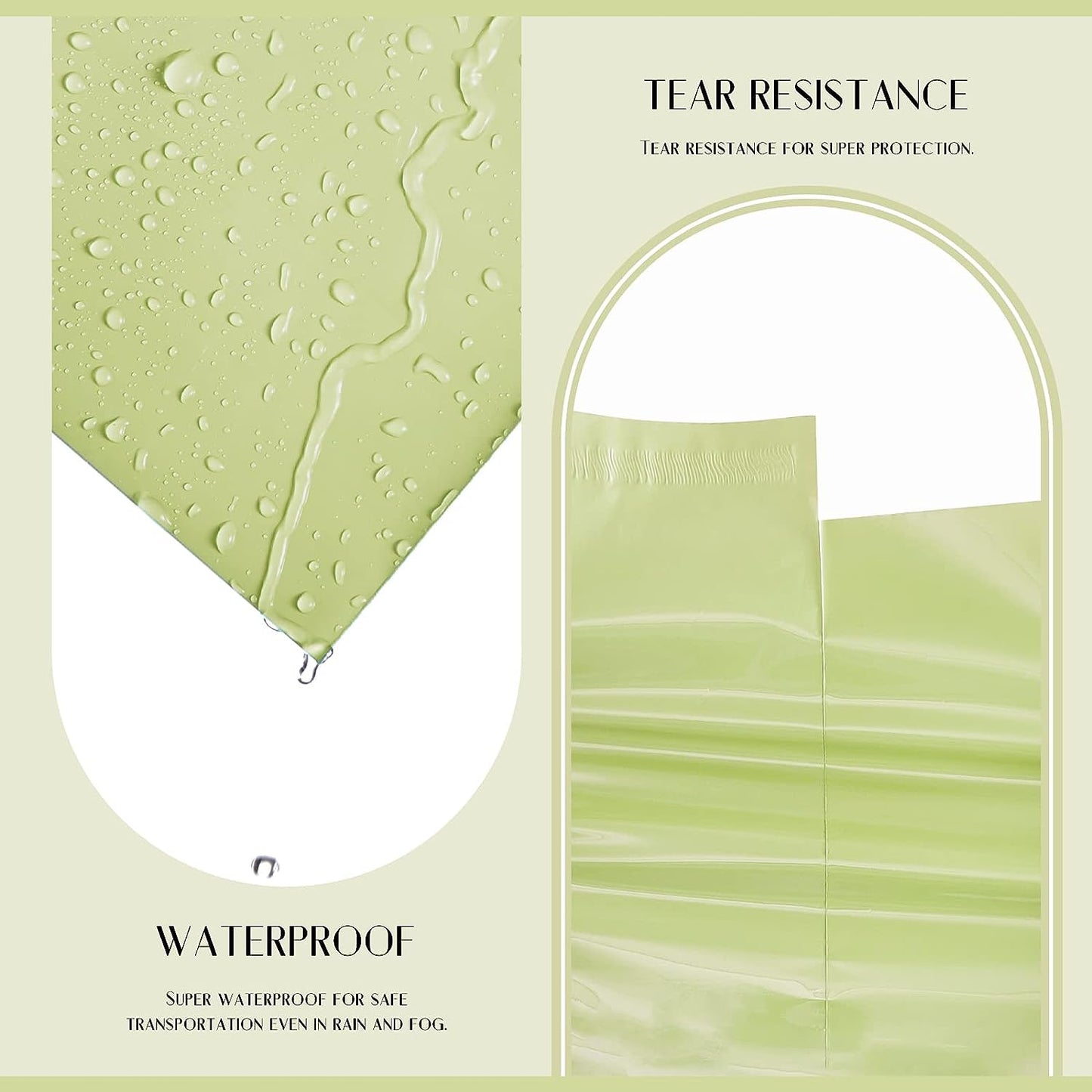 14.5x19 Poly Mailer Envelope Shipping Bags | Sharp Green