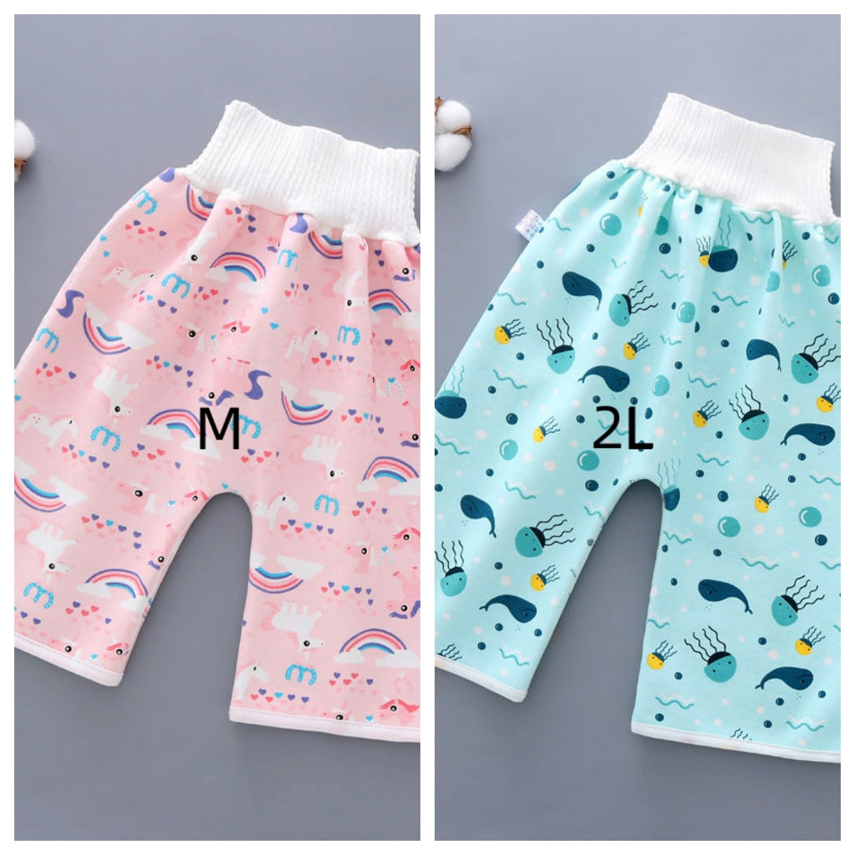 Baby leak-proof bed wetting skirt