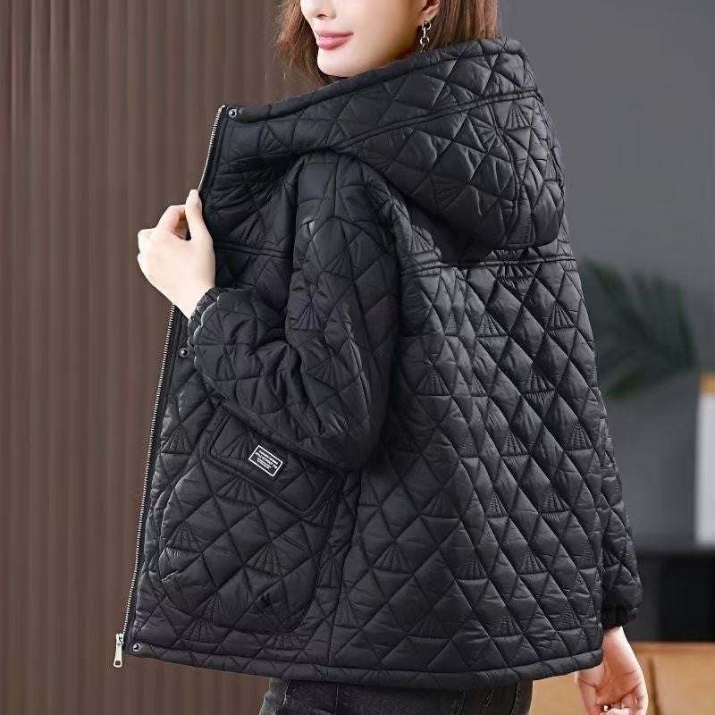 Winter Quilted Jacket Cotton-padded Coat For Women