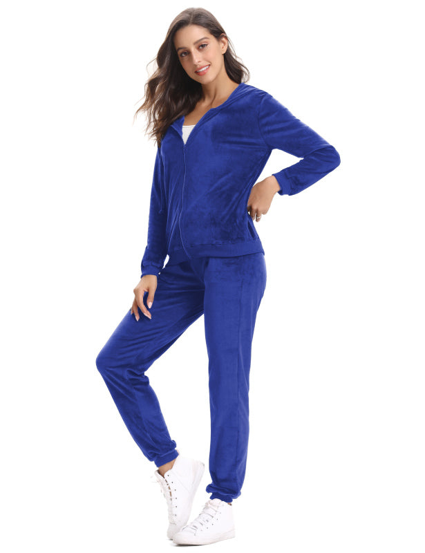 Casual/ Comfortable And Stylishwomen'S Velvet Suit