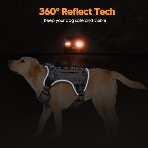 Heavy-Duty Tactical Dog Harness
