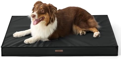 LE SURE Outdoor Waterproof Dog Beds Medium Size, Orthopedic Pet Mat
