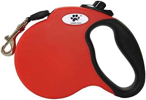 16 ft Retractable Dog Leash for Large Dogs up to 44 lbs, Tangle-Free Nylon Tape
