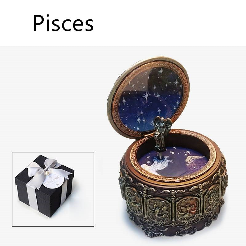 Twelve Constellation Gift Trojan Music Box