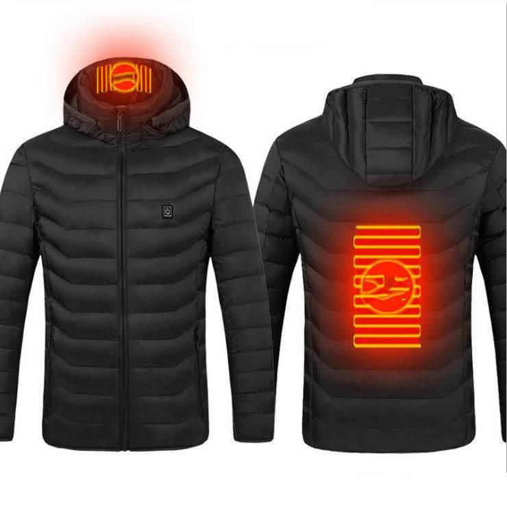 USB Electric Heated Jacket, 3+2 Heating Zone Cover The Upper Body
