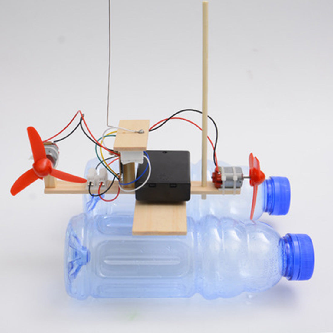 Small production remote control wind boat model toy