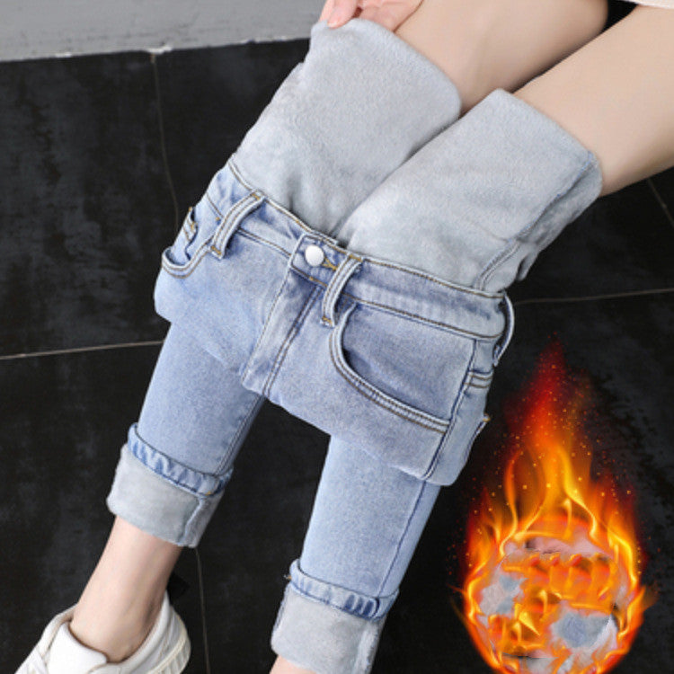 Women's thin and thick warm winter trousers