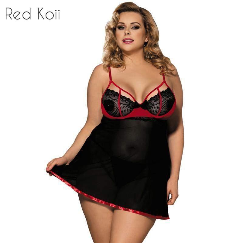 Taille Babydoll + G-string Lingerie