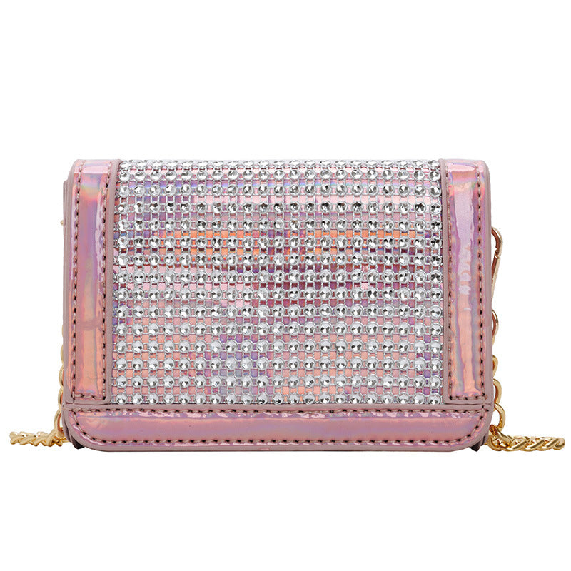 Fashion trend flash diamond princess coin purse
