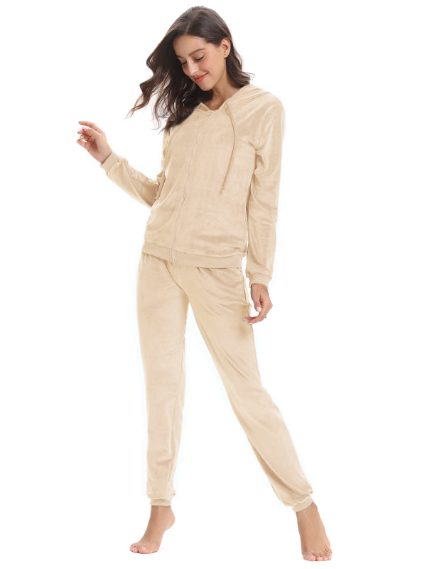 Casual/ Comfortable And Stylishwomen'S Velvet Suit