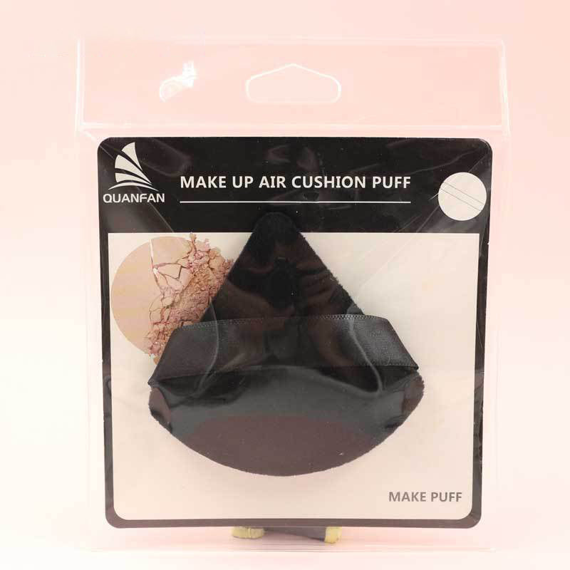 Triangle Dry Powder Puff Fiber Crystal Cotton Delicate On Makeup Beauty Tools Powder Puff