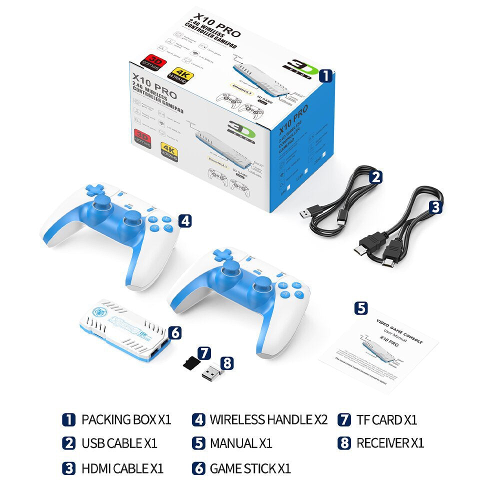 X10 PRO TV Retro Arcade Home Game Console