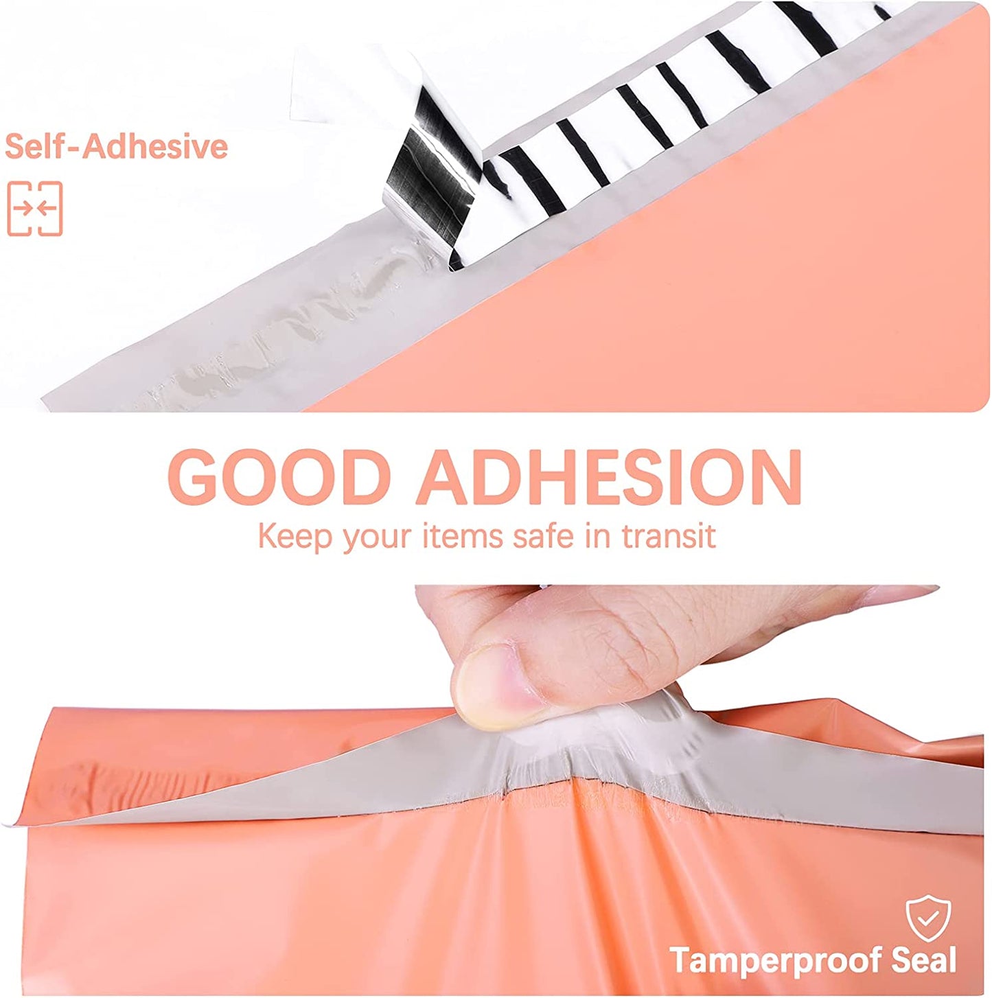 19x24 Poly Mailer Envelope Shipping Bags | Peach Pink