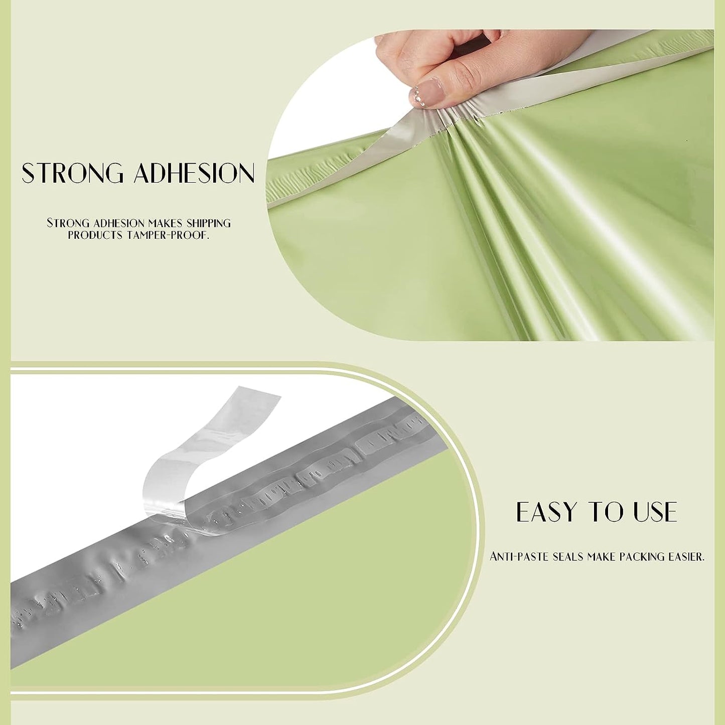 14.5x19 Poly Mailer Envelope Shipping Bags | Sharp Green