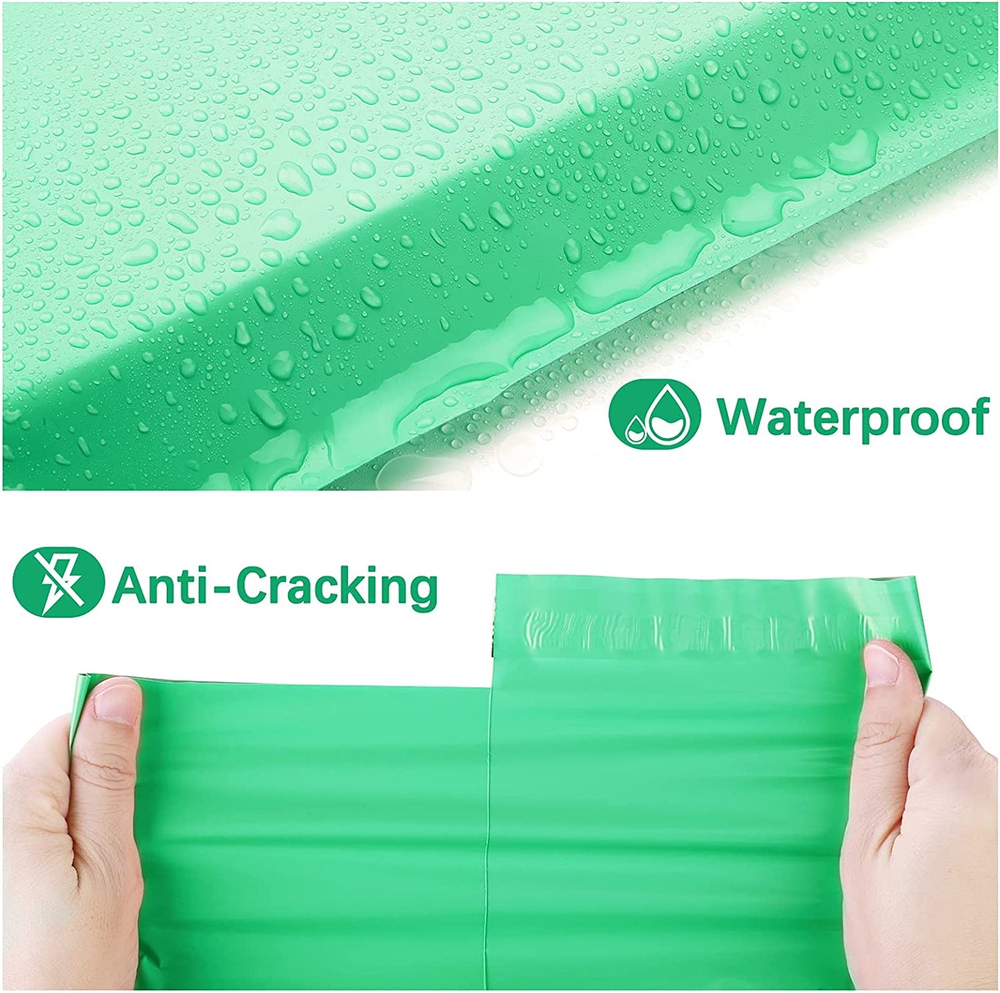 14.5x19 Poly Mailer Envelope Shipping Bags | Green