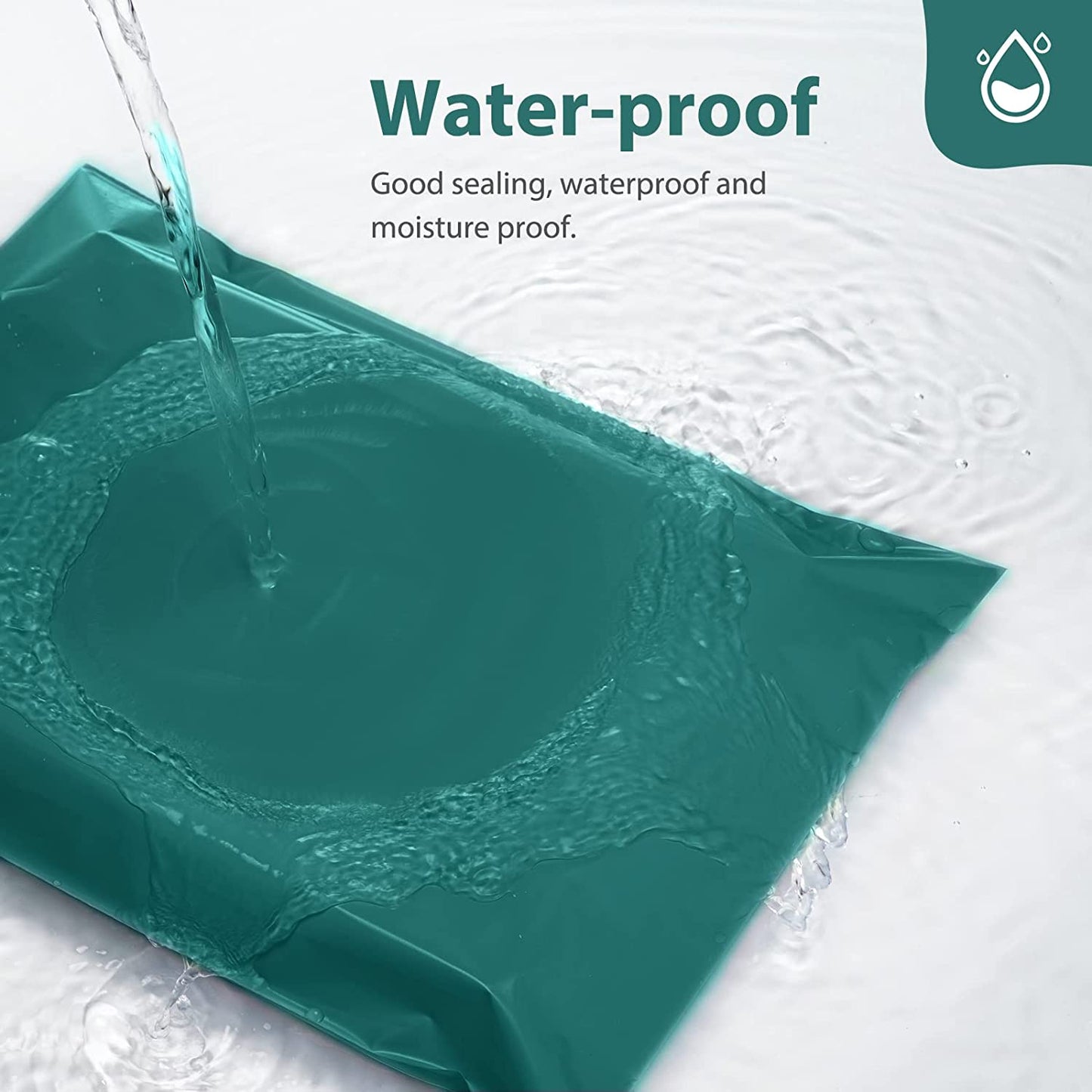 24x24 Poly Mailer Envelope Shipping Bags | Forest Green