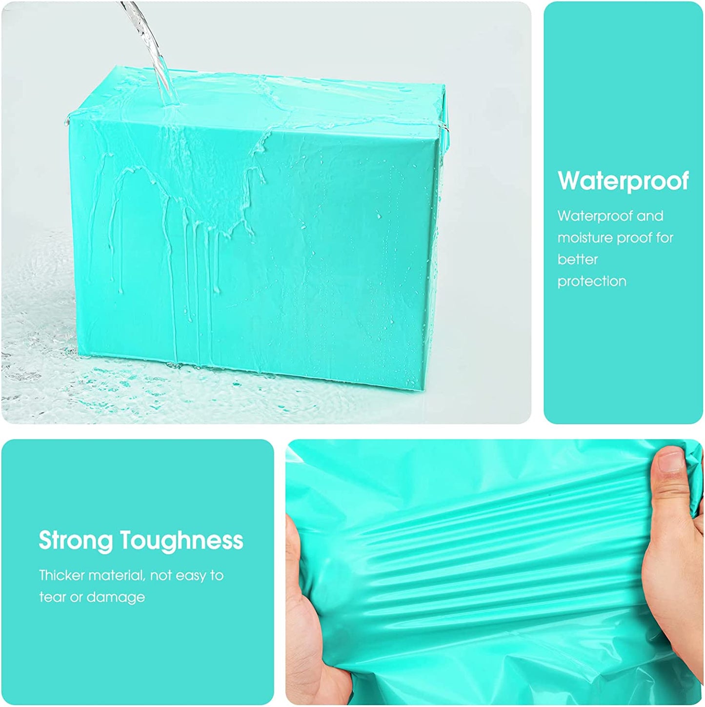 24x24 Poly Mailer Envelope Shipping Bags | Teal