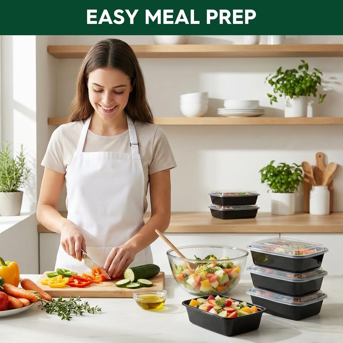 50 Pack 32OZ Meal Prep Containers Wholesale