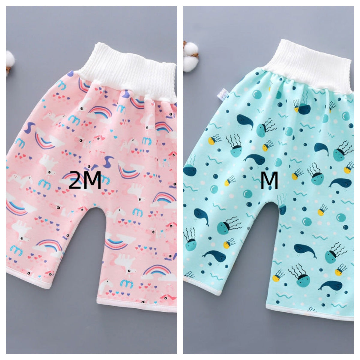 Baby leak-proof bed wetting skirt