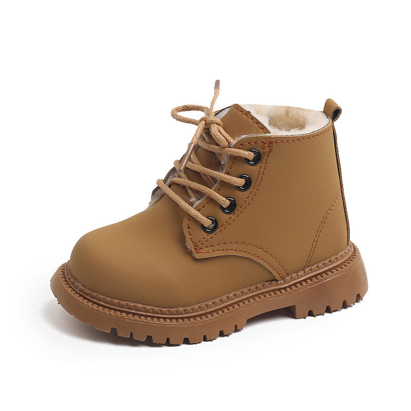 Big Cotton Boys' Fashion Martin Boots Side Zipper