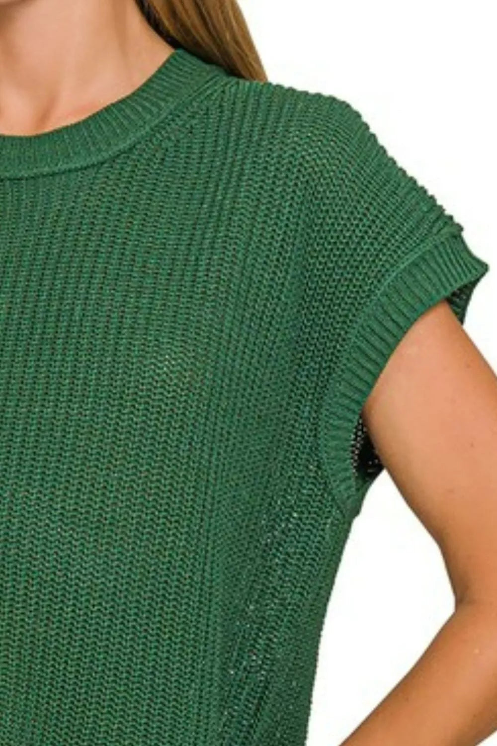 Zenana Oversized Crew Neck Sweater