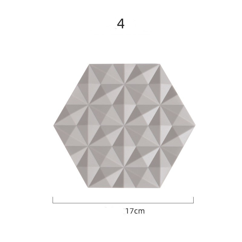Table Insulation Pad Silicone Light Luxury Placemat Anti-scalding Anti-slip Pad