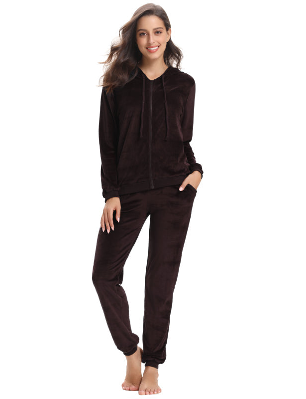 Casual/ Comfortable And Stylishwomen'S Velvet Suit