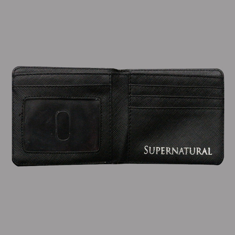 Spot Supernatural wickedness purse five star logo pattern for short money boys and girls' zero Purse