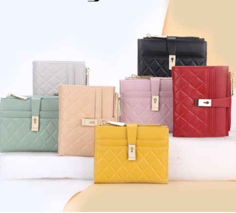 Purse Women's Short Omnibus Multi-card Wallet Zipper Wallet
